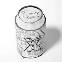 Load image into Gallery viewer, Letter X Musical Note Letters Can or Bottle Hugger CJ2007-XCC