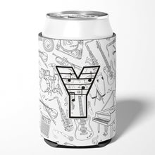 Load image into Gallery viewer, Letter Y Musical Note Letters Can or Bottle Hugger CJ2007-YCC