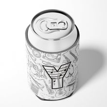Load image into Gallery viewer, Letter Y Musical Note Letters Can or Bottle Hugger CJ2007-YCC
