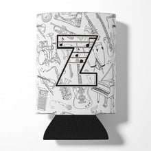 Load image into Gallery viewer, Letter Z Musical Note Letters Can or Bottle Hugger CJ2007-ZCC