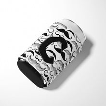Load image into Gallery viewer, Letter C Moustache Initial Can or Bottle Hugger CJ2009-CCC