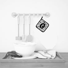 Load image into Gallery viewer, Letter G Moustache Initial Pot Holders - Set of 2 - Heat-Resistant Kitchen Essentials CJ2009-GPTHD
