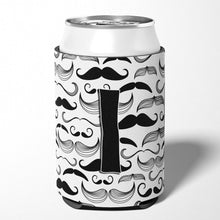 Load image into Gallery viewer, Letter I Moustache Initial Can or Bottle Hugger CJ2009-ICC