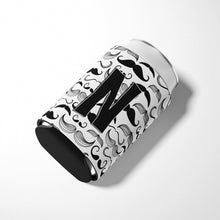 Load image into Gallery viewer, Letter N Moustache Initial Can or Bottle Hugger CJ2009-NCC