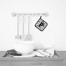 Load image into Gallery viewer, Letter P Moustache Initial Pot Holders - Set of 2 - Heat-Resistant Kitchen Essentials CJ2009-PPTHD