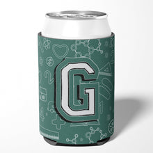 Load image into Gallery viewer, Letter G Back to School Initial Can or Bottle Hugger CJ2010-GCC