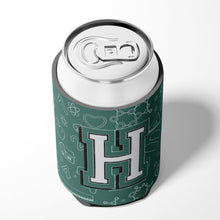 Load image into Gallery viewer, Letter H Back to School Initial Can or Bottle Hugger CJ2010-HCC