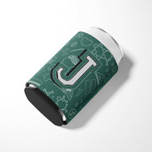Load image into Gallery viewer, Letter J Back to School Initial Can or Bottle Hugger CJ2010-JCC