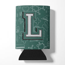 Load image into Gallery viewer, Letter L Back to School Initial Can or Bottle Hugger CJ2010-LCC