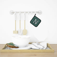 Load image into Gallery viewer, Letter N Back to School Initial Pot Holders - Set of 2 - Heat-Resistant Kitchen Essentials CJ2010-NPTHD