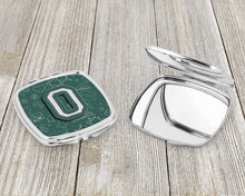 Load image into Gallery viewer, Letter O Back to School Initial Compact Mirror – Stylish Purse Mirror with Artistic Covers CJ2010-OSCM