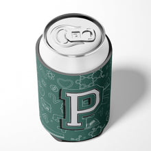 Load image into Gallery viewer, Letter P Back to School Initial Can or Bottle Hugger CJ2010-PCC