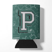 Load image into Gallery viewer, Letter P Back to School Initial Can or Bottle Hugger CJ2010-PCC