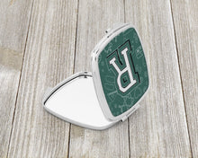 Load image into Gallery viewer, Letter R Back to School Initial Compact Mirror – Stylish Purse Mirror with Artistic Covers CJ2010-RSCM