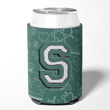 Load image into Gallery viewer, Letter S Back to School Initial Can or Bottle Hugger CJ2010-SCC