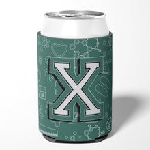 Load image into Gallery viewer, Letter X Back to School Initial Can or Bottle Hugger CJ2010-XCC