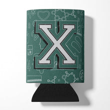 Load image into Gallery viewer, Letter X Back to School Initial Can or Bottle Hugger CJ2010-XCC