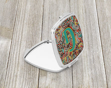 Load image into Gallery viewer, Letter G Retro Tribal Alphabet Initial Compact Mirror – Stylish Purse Mirror with Artistic Covers CJ2013-GSCM