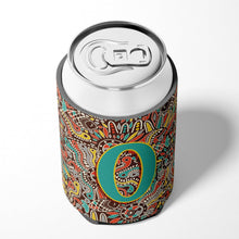 Load image into Gallery viewer, Letter O Retro Tribal Alphabet Initial Can or Bottle Hugger CJ2013-OCC