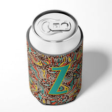 Load image into Gallery viewer, Letter Z Retro Tribal Alphabet Initial Can or Bottle Hugger CJ2013-ZCC