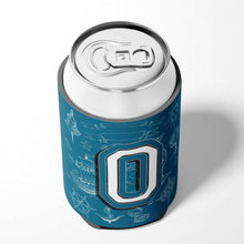 Load image into Gallery viewer, Letter O Sea Doodles Initial Alphabet Can or Bottle Hugger CJ2014-OCC