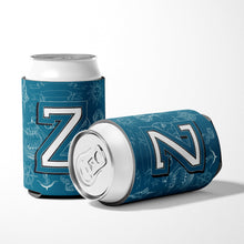 Load image into Gallery viewer, Letter Z Sea Doodles Initial Alphabet Can or Bottle Hugger CJ2014-ZCC