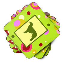 Load image into Gallery viewer, Borzoi Coasters - Set of 4 Lightweight Foam, Absorbent Drink Coasters