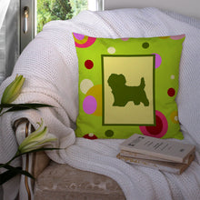 Load image into Gallery viewer, Cairn Terrier Throw Pillow - 14x14 Decorative Pillow – Art for Your Home &amp; Patio