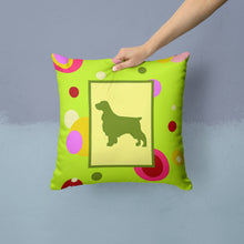 Load image into Gallery viewer, Field Spaniel Throw Pillow - 14x14 Decorative Pillow – Art for Your Home &amp; Patio