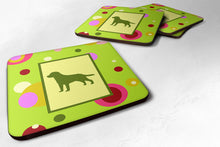 Load image into Gallery viewer, Labrador Coasters - Set of 4 Lightweight Foam, Absorbent Drink Coasters
