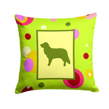 Load image into Gallery viewer, Lime Green Dots Nova Scotia Duck Toller Throw Pillow - 14x14 Decorative Pillow – Art for Your Home &amp; Patio CK1049PW1414