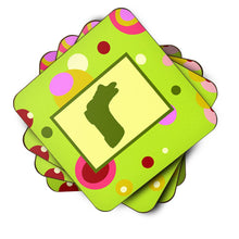 Load image into Gallery viewer, Skye Terrier Coasters - Set of 4 Lightweight Foam, Absorbent Drink Coasters