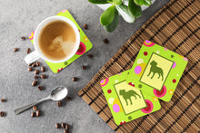 Load image into Gallery viewer, Staffie Coasters - Set of 4 Lightweight Foam, Absorbent Drink Coasters