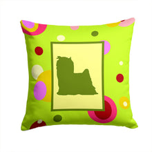 Load image into Gallery viewer, Yorkie Throw Pillow - 14x14 Decorative Pillow – Art for Your Home &amp; Patio