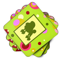 Load image into Gallery viewer, Poodle Coasters - Set of 4 Lightweight Foam, Absorbent Drink Coasters