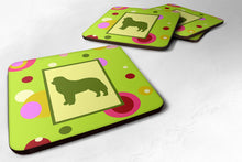 Load image into Gallery viewer, Bernese Mountain Dog Coasters - Set of 4 Lightweight Foam, Absorbent Drink Coasters