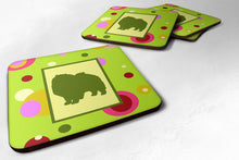 Load image into Gallery viewer, Keeshond Coasters - Set of 4 Lightweight Foam, Absorbent Drink Coasters