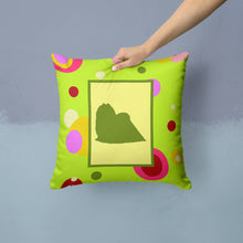 Load image into Gallery viewer, Maltese Throw Pillow - 14x14 Decorative Pillow – Art for Your Home &amp; Patio