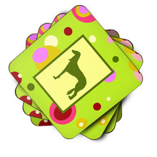 Load image into Gallery viewer, Saluki Coasters - Set of 4 Lightweight Foam, Absorbent Drink Coasters