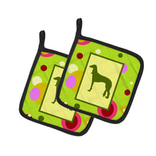Load image into Gallery viewer, Saluki Pot Holders - Set of 2 - Heat-Resistant Kitchen Essentials CK1146PTHD