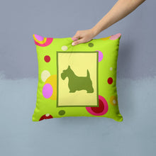 Load image into Gallery viewer, Scottish Terrier Throw Pillow - 14x14 Decorative Pillow – Art for Your Home &amp; Patio