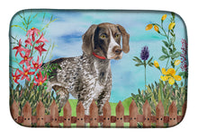 Load image into Gallery viewer, German Shorthaired Pointer Spring Dish Drying Mat – Absorbent, Artistic Kitchen Essentials CK1203DDM