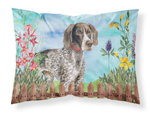 Load image into Gallery viewer, German Shorthaired Pointer Spring  Standard Pillowcase – Artistic Decorative Front, White Back CK1203PILLOWCASE
