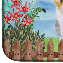 Load image into Gallery viewer, Pembroke Corgi Spring Dish Drying Mat – Absorbent, Artistic Kitchen Essentials CK1204DDM