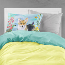 Load image into Gallery viewer, Pembroke Corgi Spring  Standard Pillowcase – Artistic Decorative Front, White Back CK1204PILLOWCASE