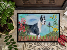 Load image into Gallery viewer, Harlequin Great Dane Spring Doormat - 18x27 Decorative Floor Mat – Indoor/Outdoor Rug with Artistic Flair CK1205MAT