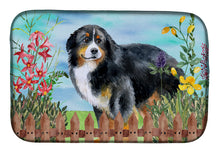 Load image into Gallery viewer, Bernese Mountain Dog Spring Dish Drying Mat – Absorbent, Artistic Kitchen Essentials CK1207DDM