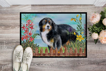 Load image into Gallery viewer, Bernese Mountain Dog Spring Doormat - 24x36 Decorative Floor Mat – Indoor/Outdoor Rug with Artistic Flair CK1207JMAT
