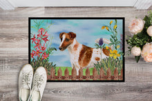 Load image into Gallery viewer, Smooth Fox Terrier Spring Doormat - 18x27 Decorative Floor Mat – Indoor/Outdoor Rug with Artistic Flair CK1209MAT