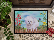 Load image into Gallery viewer, Bichon Frise Spring Doormat - 18x27 Decorative Floor Mat – Indoor/Outdoor Rug with Artistic Flair CK1210MAT